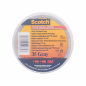 Винилова електроизолационна лента Scotch 35, сива, 19 mm x 20 m